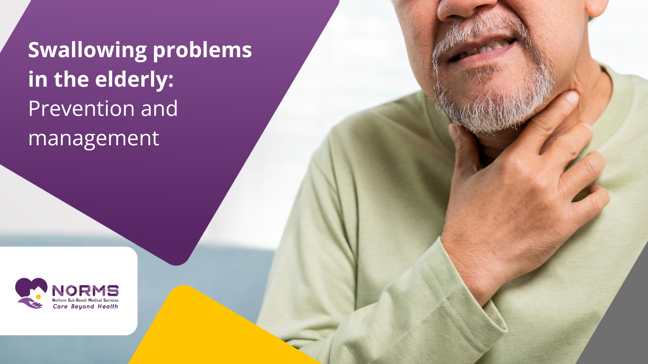 Swallowing Problems in the Elderly: Prevention and Management.